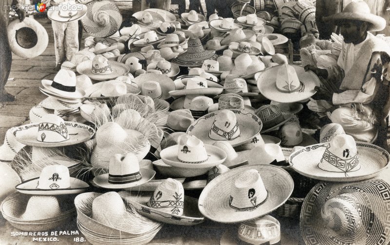 Mercado de sombreros de palma