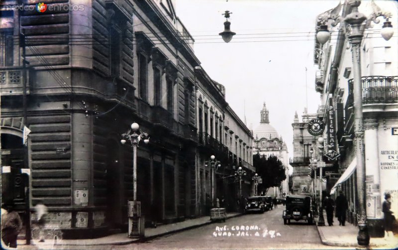 Avenida Corona ( Circulada el 24 de Noviembre de 1938 ).