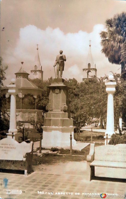 Un aspecto de Matamoros ( Circulada el 15 de Enero de 1947 ).