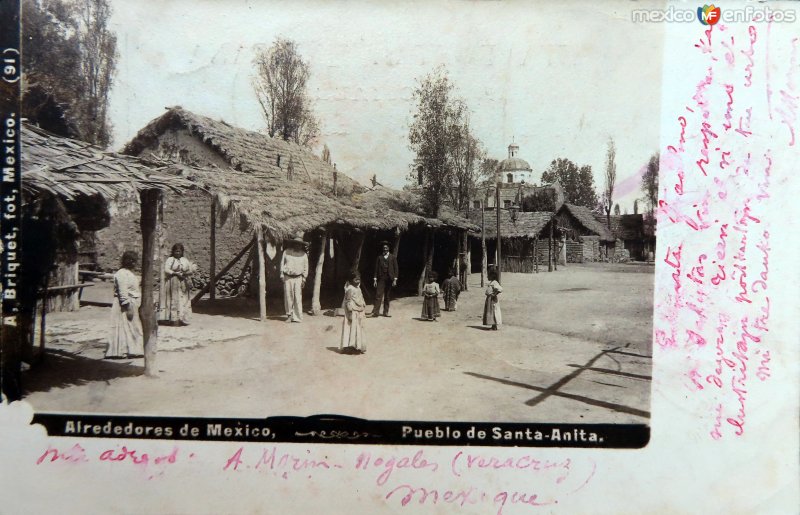 Pueblo de Santa Anita (por Abel Briquet, circa 1903)