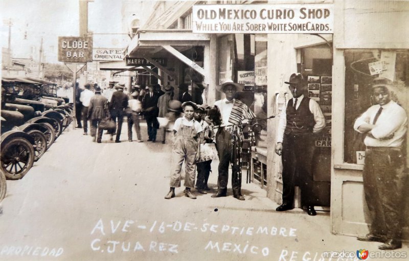 Avenida 16 deSeptiembre. ( Circulada el 30 de Septiembre de 1926 ).