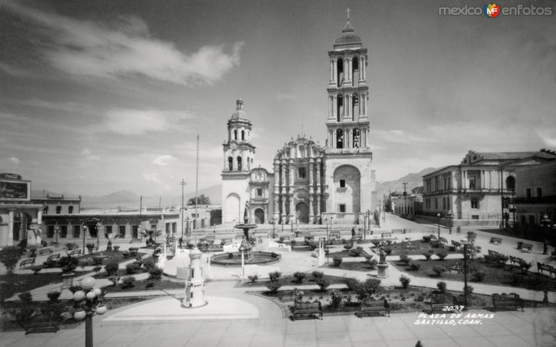 Plaza de Armas y Catedral de Saltillo