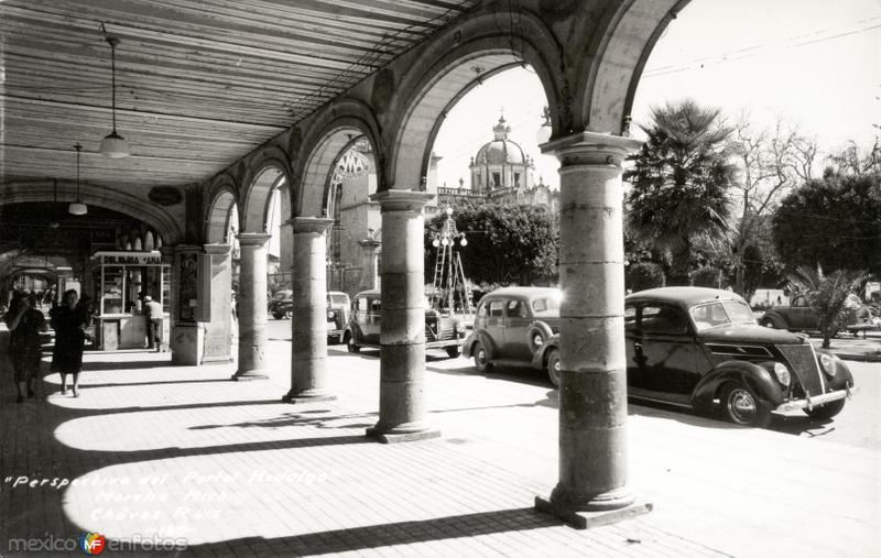 Perspectiva del Portal Hidalgo