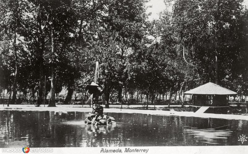 Fuente en la Alameda de Monterrey