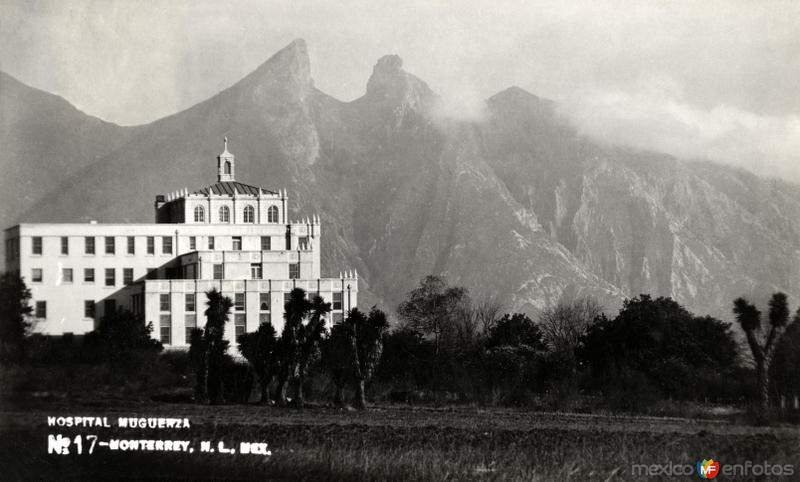 Fotos de Monterrey, Nuevo León, México: Hospital Muguerza y Cerro de la Silla