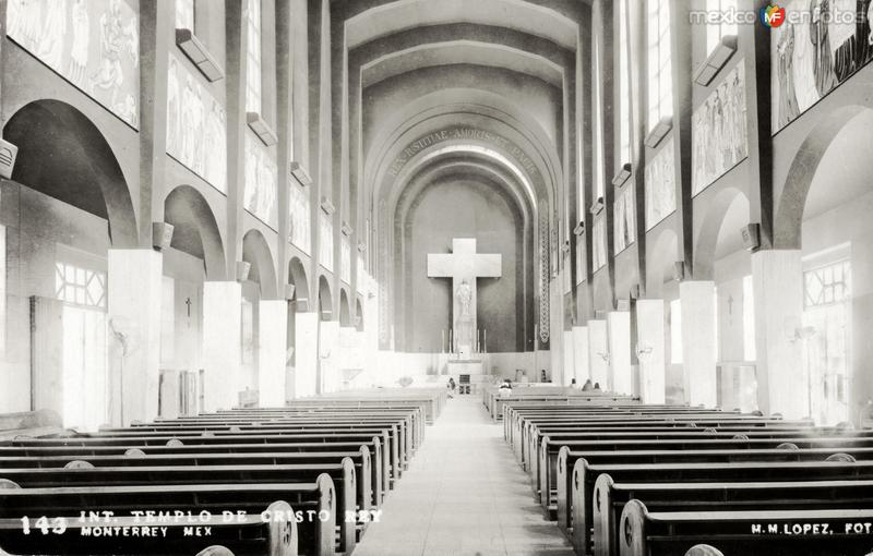 Interior del Templo de Cristo Rey