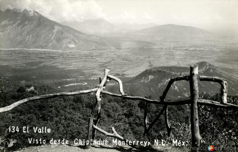 El valle, visto desde Chipinque