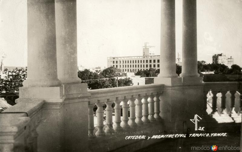 Vista del Hospital Civil desde la Catedral