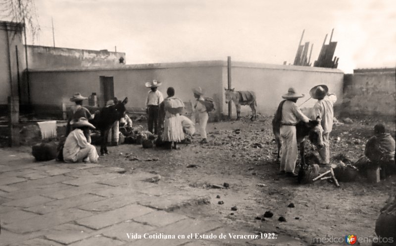 Vida Cotidiana en el Estado de Veracruz 1922.