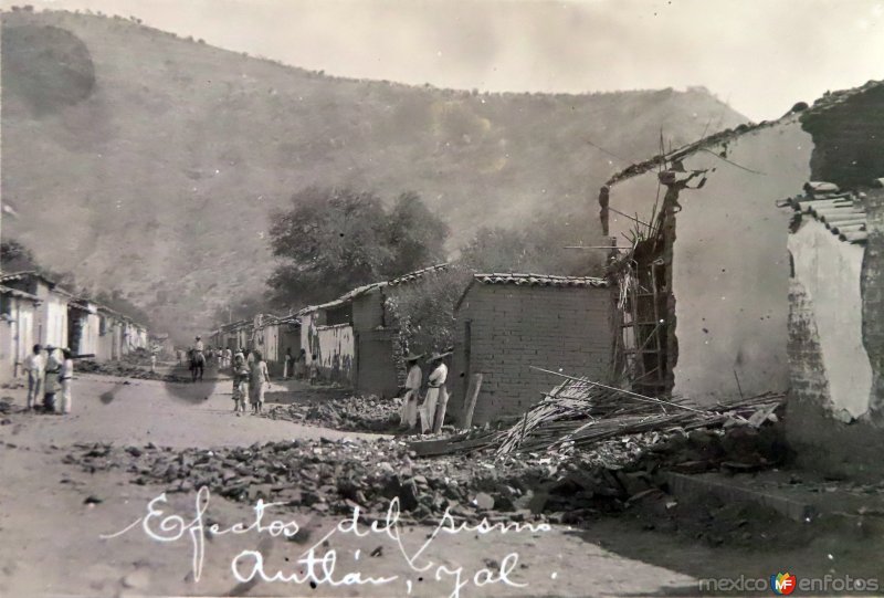 Efectos del sismo acaecido el dia 4 de Abril de 1921