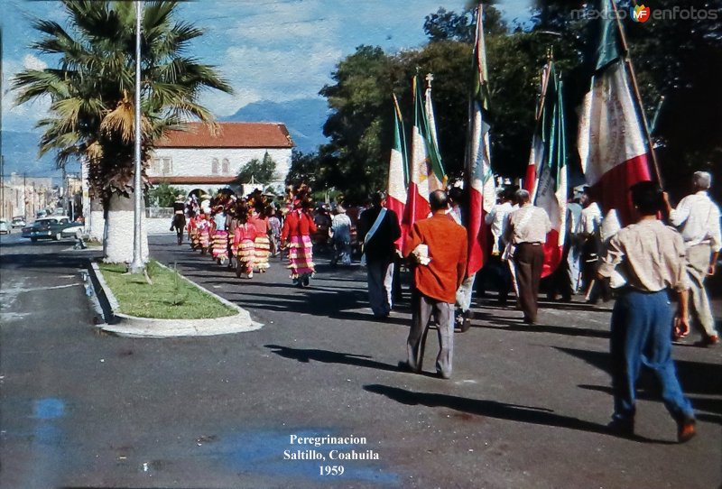 Peregrinacion Saltillo, Coahuila 1959