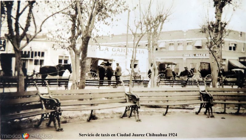 Servicio de taxi 1924.