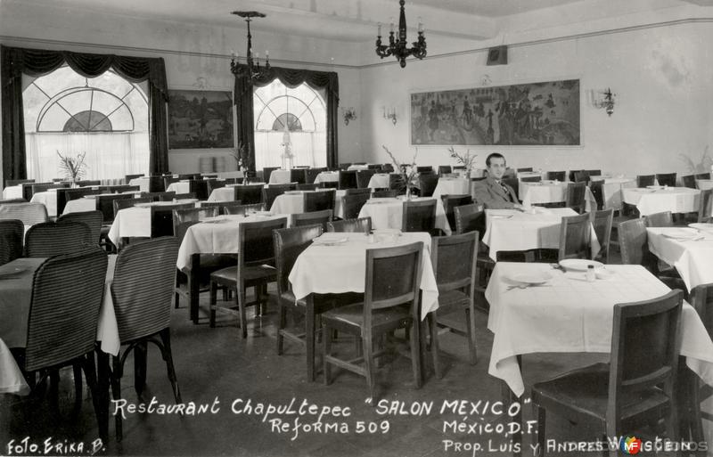 Salón México, del Restaurante Chapultepec