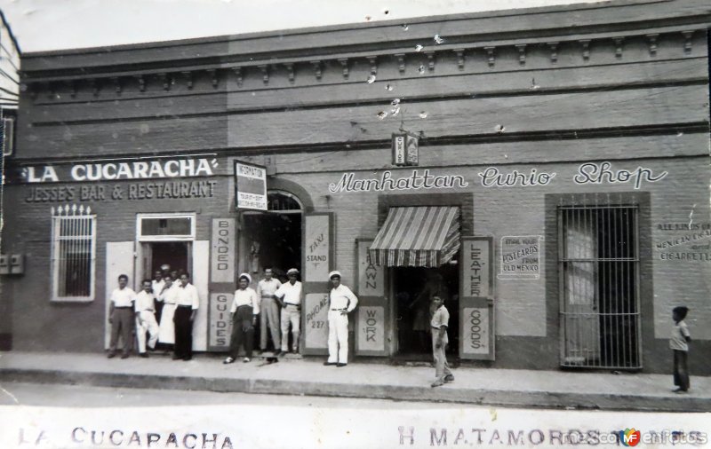 Restaurante Bar La Cucaracha ( Circulada el 20 de Febrero de 1948 ).