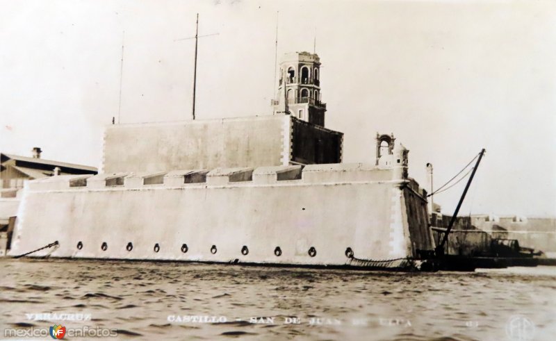 El Castillo de San Juan de Ulua.