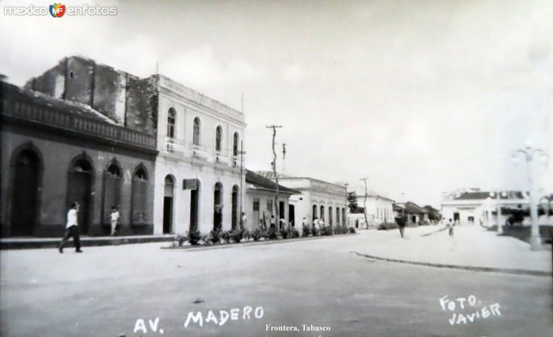 Avenida Madero Frontera, Tabasco.