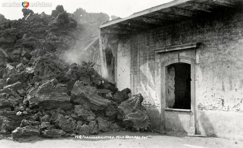 Lava en Parangaricutiro