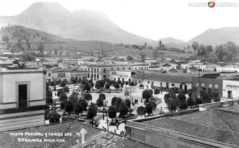 Vista parcial y Cerro de Guadalupe