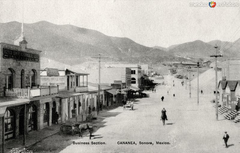 Calle principal de Cananea