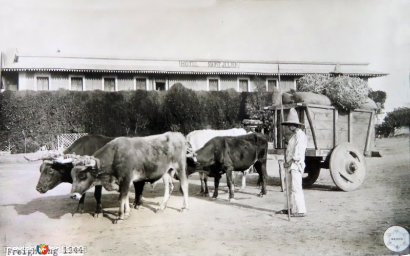 Tipos Mexicanos fleteando mercancia.