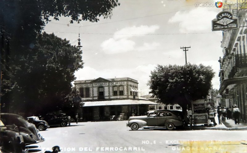 Estacion del Ferrocarril de Guadalajara, Jalisco.