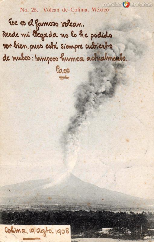 Fotos de Volcán De Colima, Colima: Erupción del Volcán de Colima