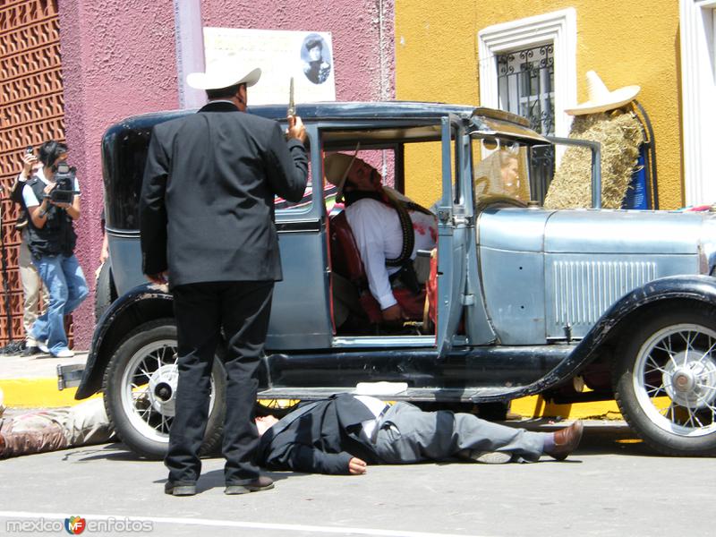 Fotos de Hidalgo Del Parral, Chihuahua: Simulacro del Asesinado de Villa