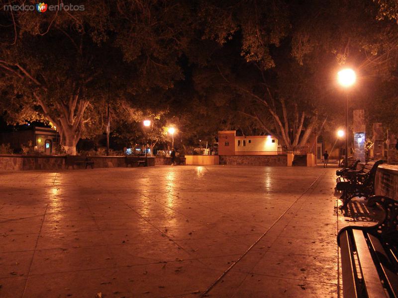 Fotos de San Ignacio, Baja California Sur: Plaza principal de San Ignacio
