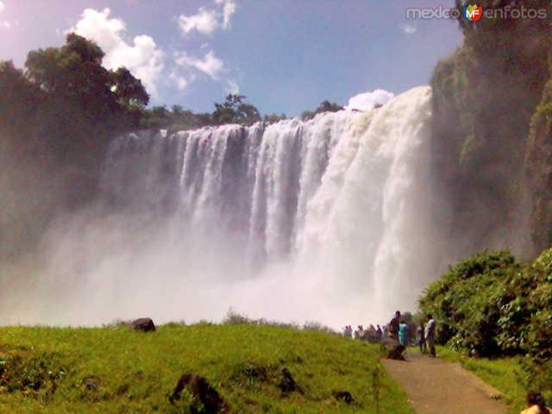 Fotos de San Andrés Tuxtla, Veracruz: cascada del salto de Eyipantla