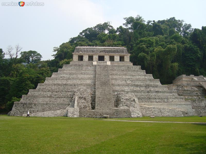 Fotos de Palenque, Chiapas: piramide principal de pakal