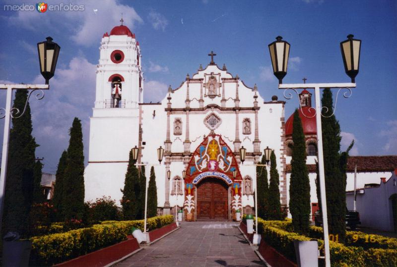 Fotos de Tenango Del Valle, México: Portada de la parroquia de Tenango del Valle, Edo. de México