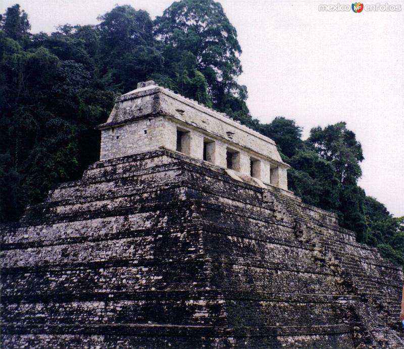Fotos de Palenque, Chiapas: El Templo de las Inscripciones. Palenque, Chiapas. 2002