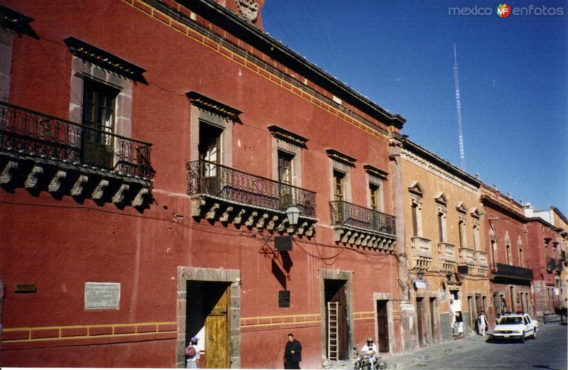 Fotos de San Miguel De Allende, Guanajuato: Casas coloniales en el centro de San Miguel de Allende, Gto. 2001