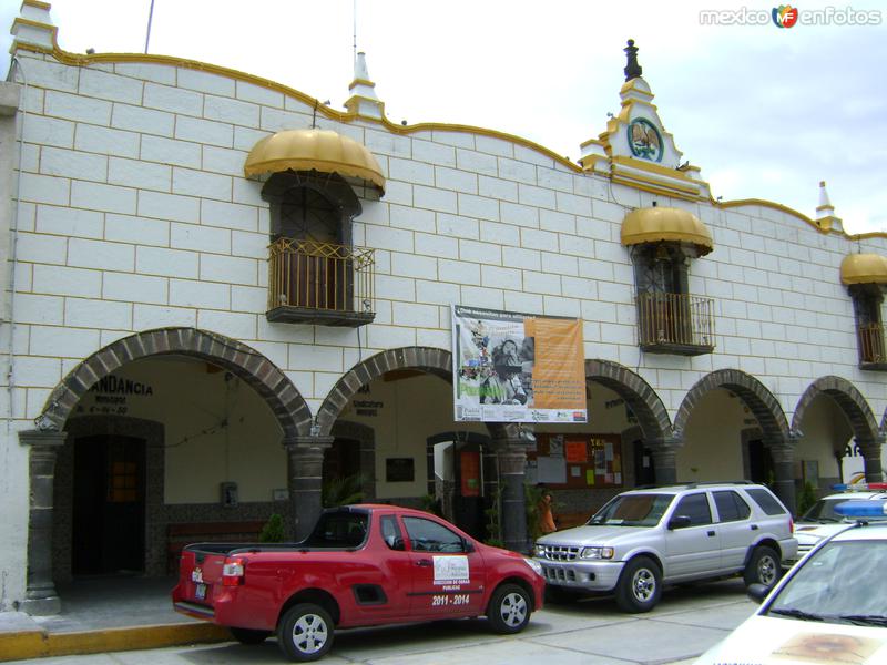 Fotos de San Nicolás De Los Ranchos, Puebla: Palacio Municipal. San Nicolás de los Ranchos. Junio/2011