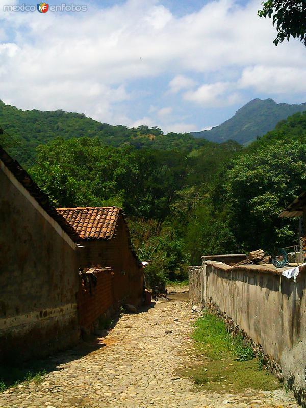 Fotos de Antigua Santa Fé, Nayarit: Calle típica