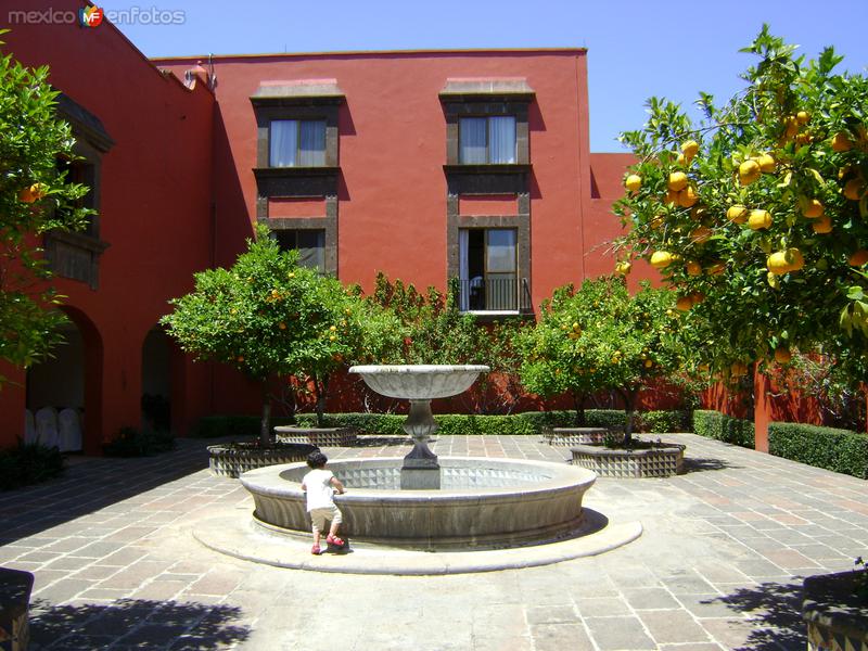 Fotos de Galindo, Querétaro: Patio de los Naranjos en la ex-hacienda Galindo, Qro. Marzo/2012