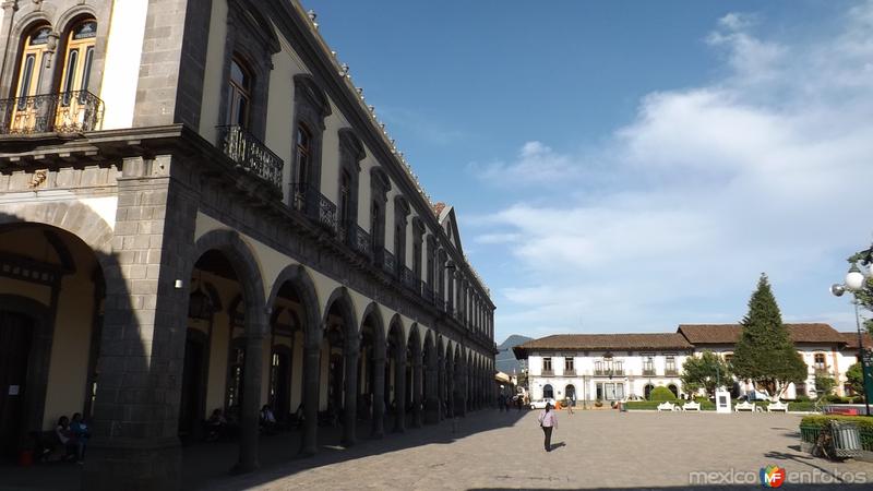 Fotos de Zacatlán, Puebla: Portales del Palacio Municipal. Mayo/2014