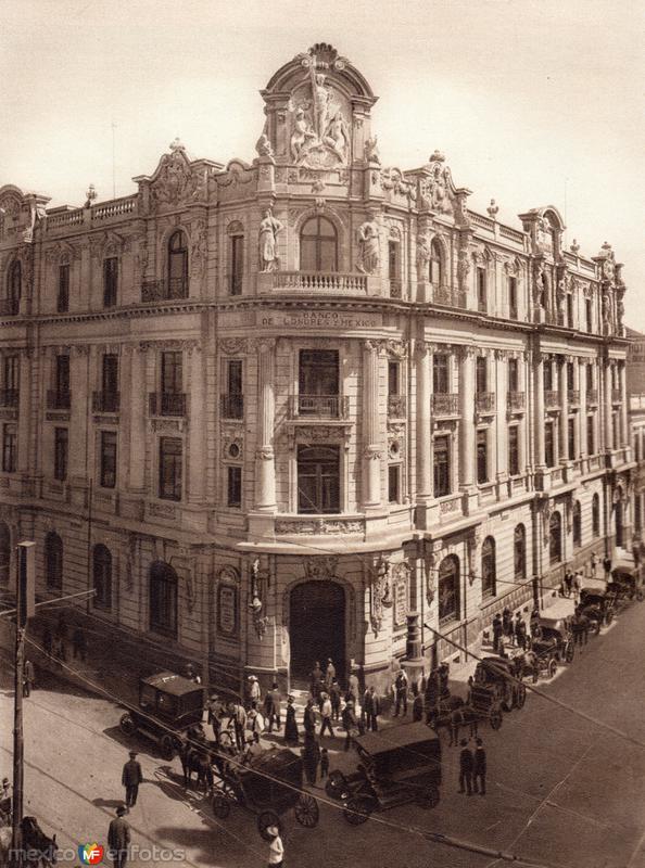 Fotos de Banco De Londres Y México, Ciudad De México: Banco de Londres y México (circa 1920)