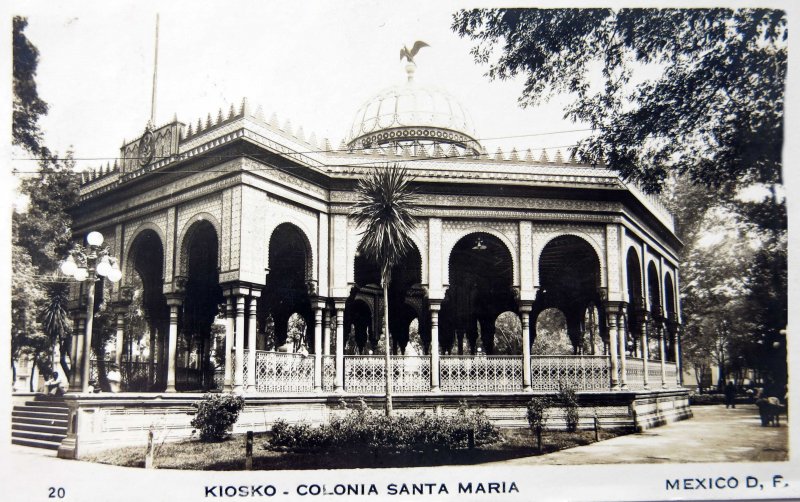 Fotos de Alameda De Santa María La Ribera, Ciudad De México: KIOSKO EN LA COLONIA SANTA MARIA