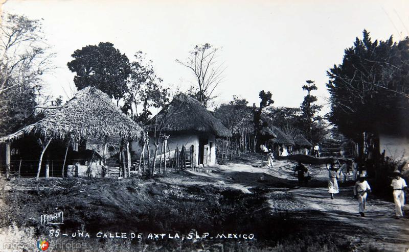 Fotos de Axtla De Terrazas, San Luis Potosí: UNA CALLE PANORAMA