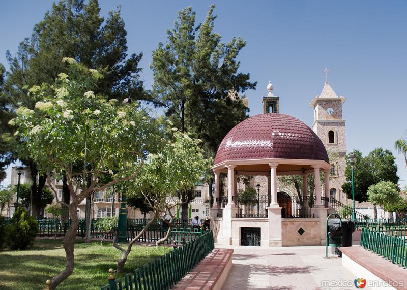 Fotos de Poanas, Durango: PLAZA EN VILLA UNION, POANAS