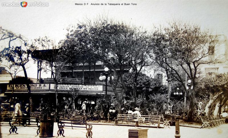 Fotos de Fábrica Cigarrera El Buen Tono, Ciudad De México: Mexico D F Anuncio de la Tabaqueria el Buen Tono
