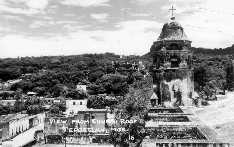 Fotos de Tepoztlán, Morelos: Vista desde el tejado de la iglesia