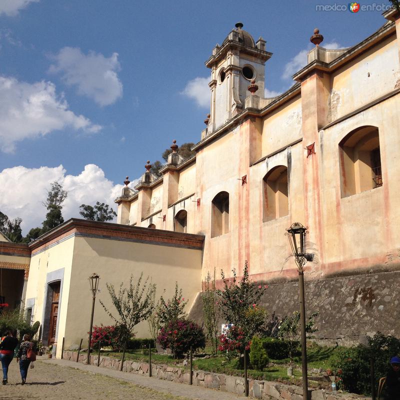 Fotos de Texcoco De Mora, México: Templo de la ex-hacienda Molino de la Flores. Diciembre/2016