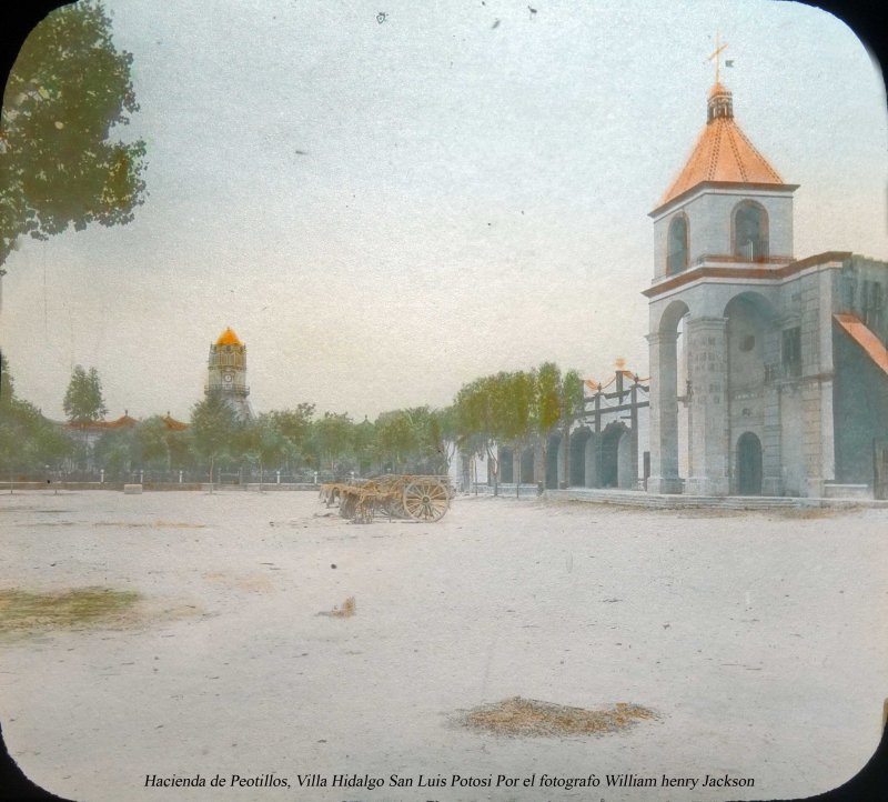 Fotos de Villa Juárez, San Luis Potosí: Hacienda de Peotillos, Villa Hidalgo San Luis Potosi Por el fotografo William Henry Jackson