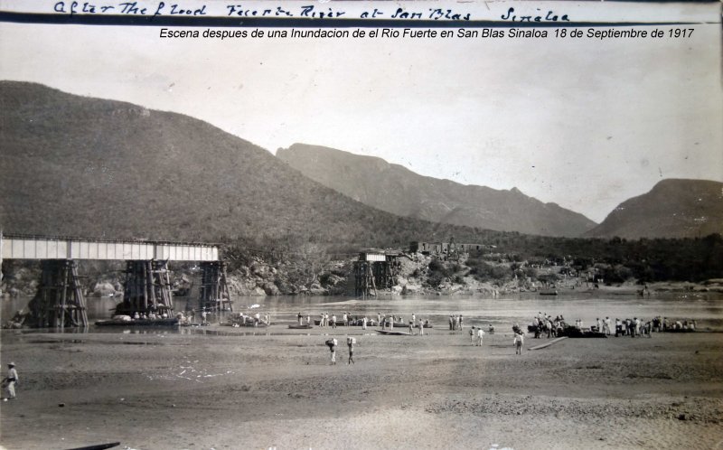 Fotos de San Blas, Sinaloa: Escena despues de una Inundacion de el Rio Fuerte en San Blas Sinaloa 18 de Septiembre de 1917