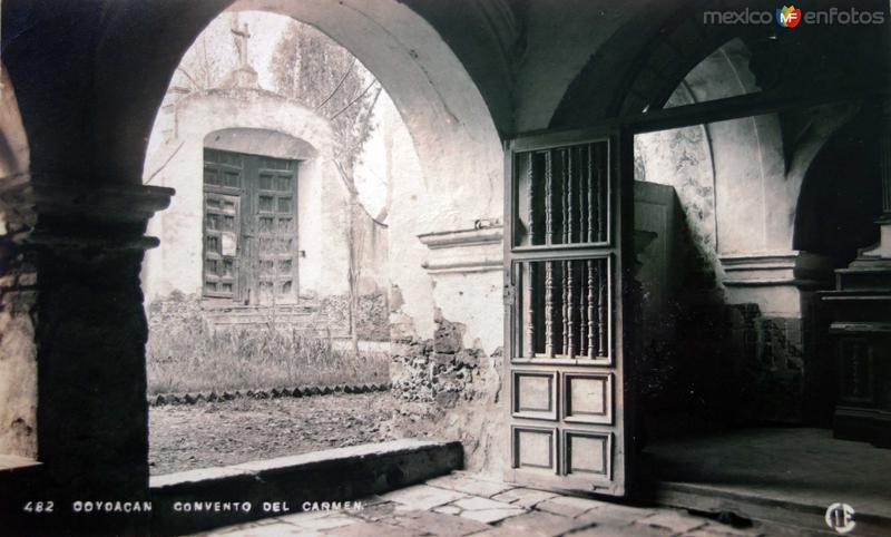 Fotos de Ex Convento Del Carmen, Ciudad De México: Coyoacan convento de el Carmen ( Circulada el 13 de mayo de 1930 ).
