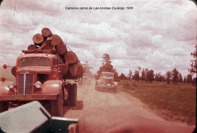 Fotos de Las Animas, Durango: Camino de Las Animas Durango 1956