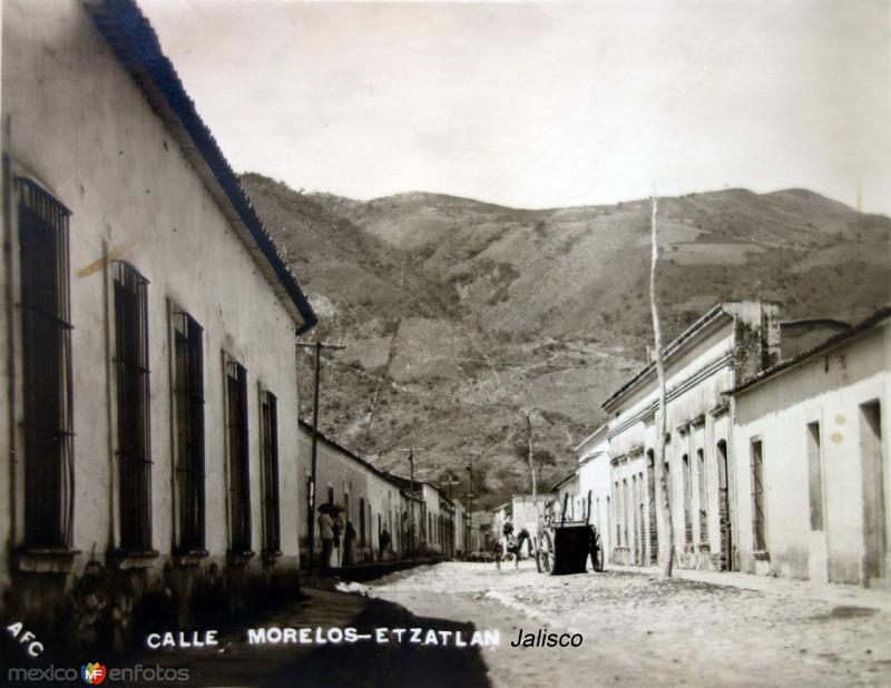 Fotos de Etzatlán, Jalisco: Calle Morelos.