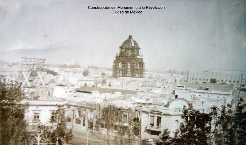 Fotos de Monumento A La Revolución, Ciudad De México: Construccion del Monumento a la Revolucion Ciudad de México.